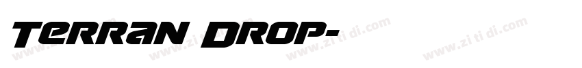 Terran Drop字体转换